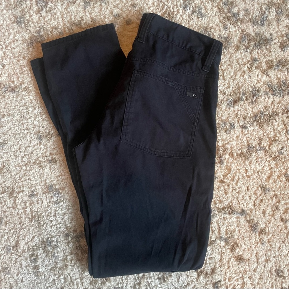 Oakley Black Slim Straight Chinos 32x32